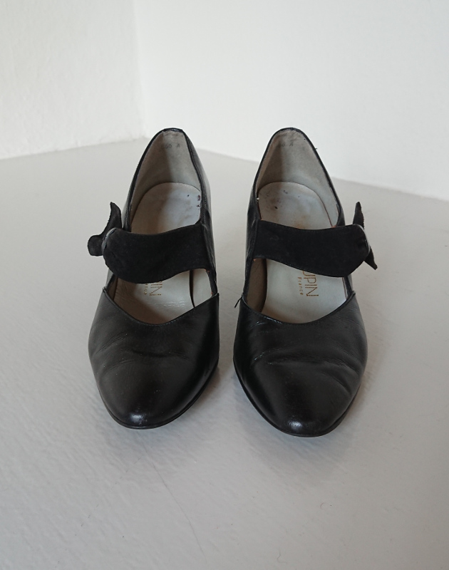 Læder sko med ruskinddetalje - Str. ca. 36 - Mie Arida